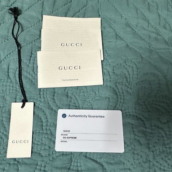 AUTHENTIC GUCCI GG SUPREME BLACK CARRY-ON DUFFLE - Picture 10 of 11